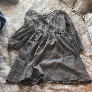 Long sleeve mini dress